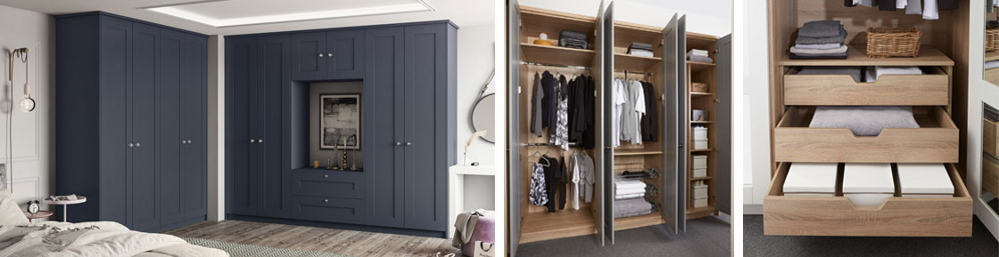 Fitted bedroom wardrobes in Ireland