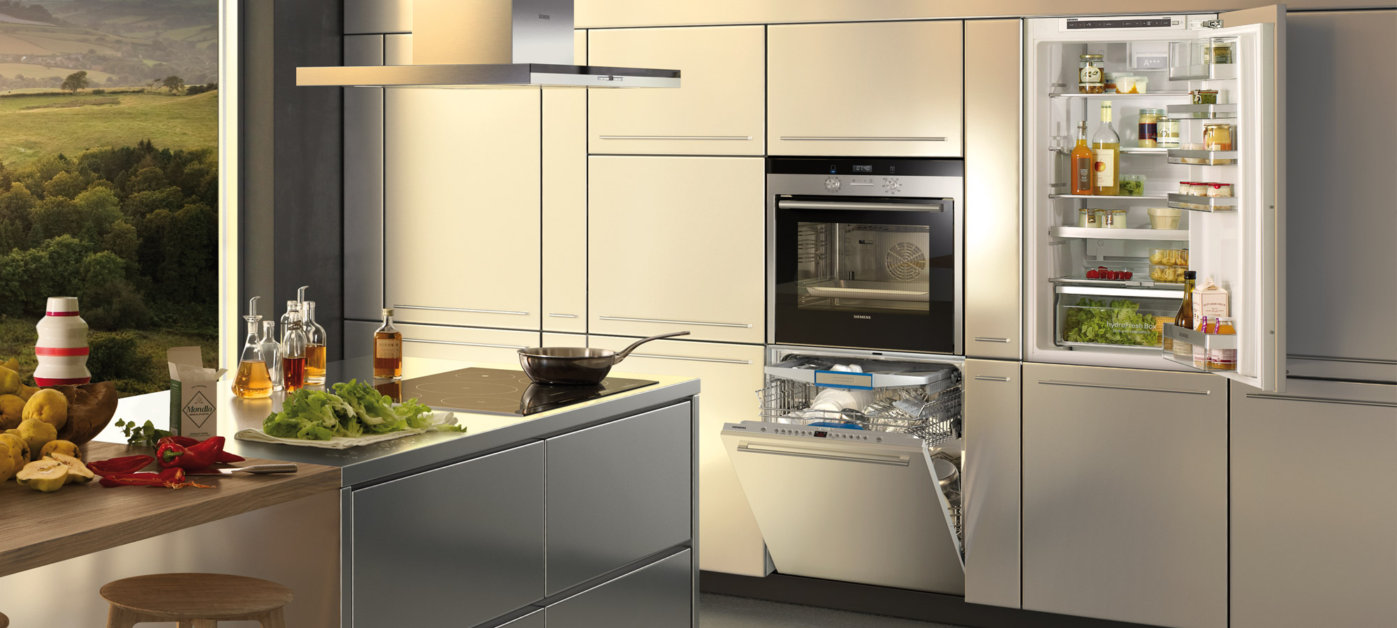 Система fb. Neff Kitchens. Room Appliances in English.